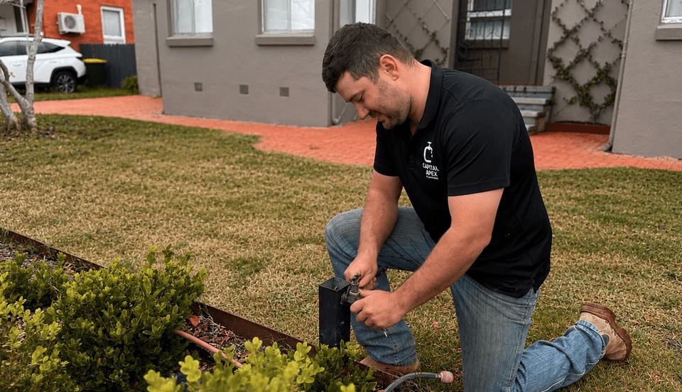 Burst pipe repair at the water meter